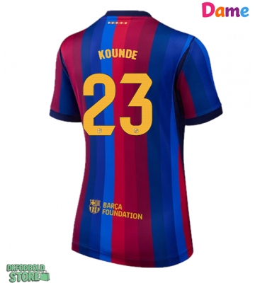 Barcelona Jules Kounde #23 Replika Hjemmebanetrøje Dame 2026-27 Kortærmet